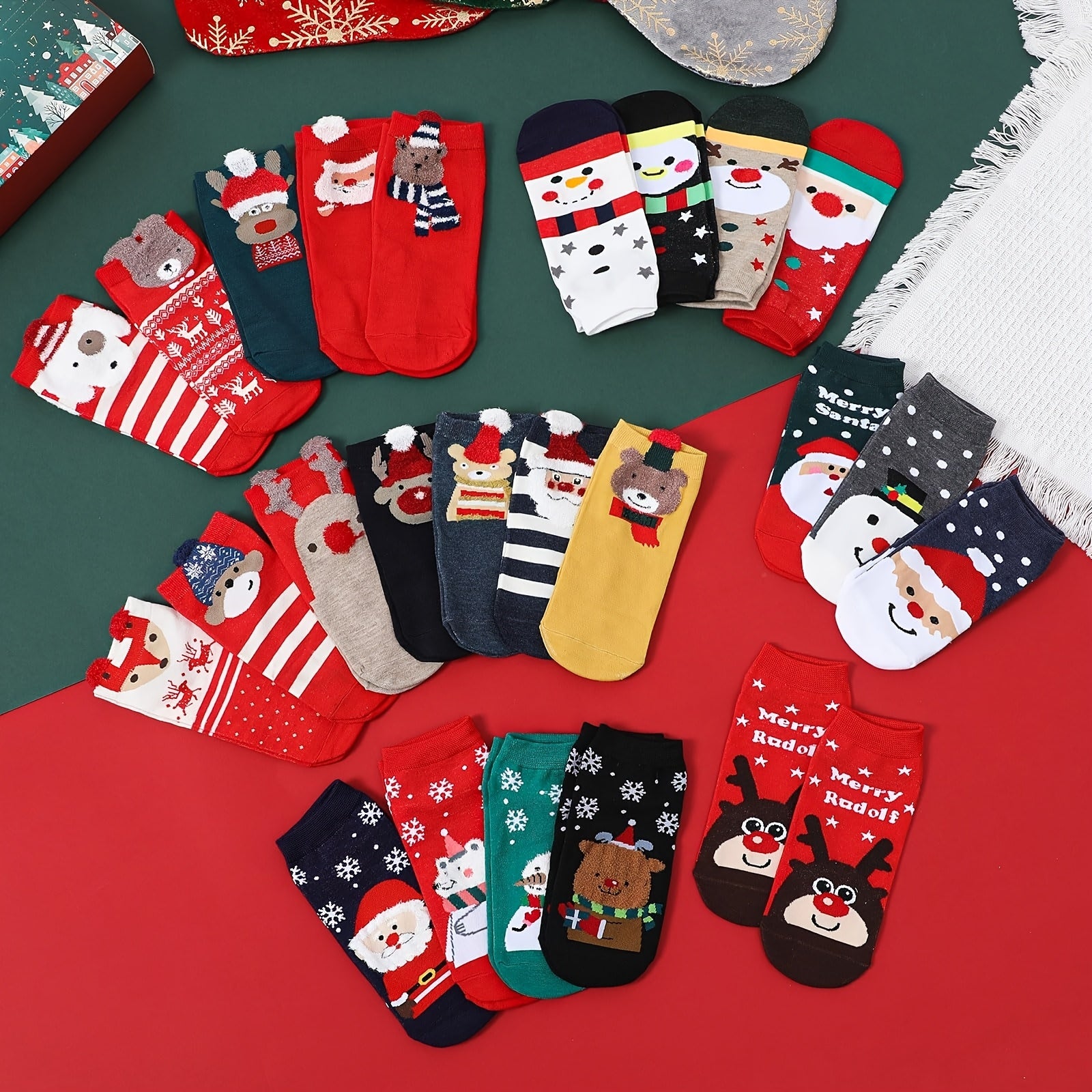 Calendrier de l’Avent Chaussettes de Noël 2025