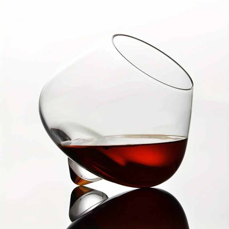 Verre à whisky , vin  sans pied anti-renversement  en cristal