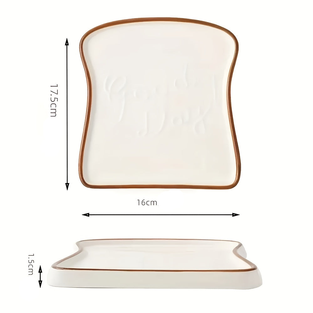Ensemble de 5 pièces, assiettes en céramique pour le petit-déjeuner, le dessert, le pain, la maison — assiette à steak, assiette à pâtes, adaptées pour le steak, le pain, les pâtes et les sushis.