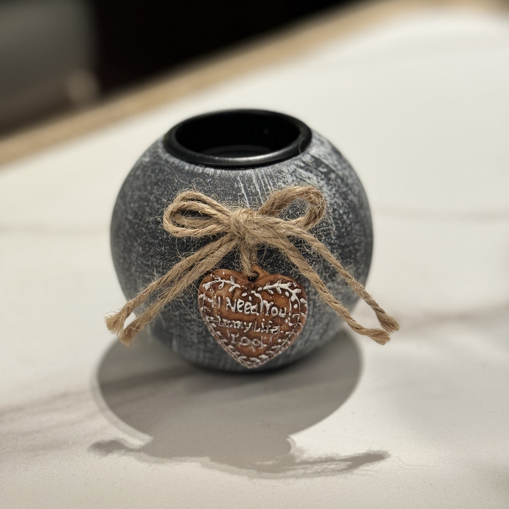 Ensemble rustique de bougeoirs en bois pour bougies , finition thermolaquée, décoration de table pour bureau, maison, mariage, anniversaire ou fête des mères