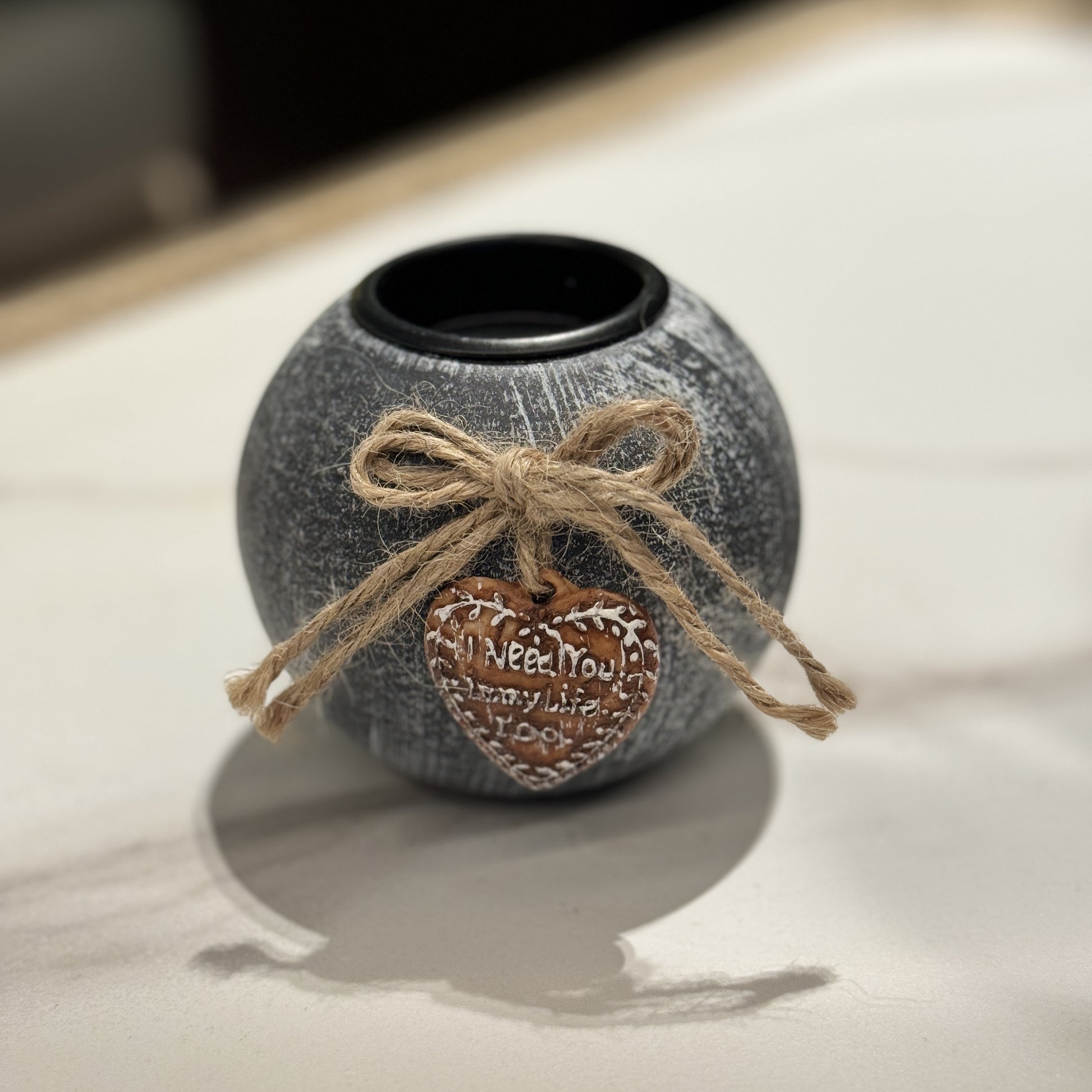 Ensemble rustique de bougeoirs en bois pour bougies , finition thermolaquée, décoration de table pour bureau, maison, mariage, anniversaire ou fête des mères