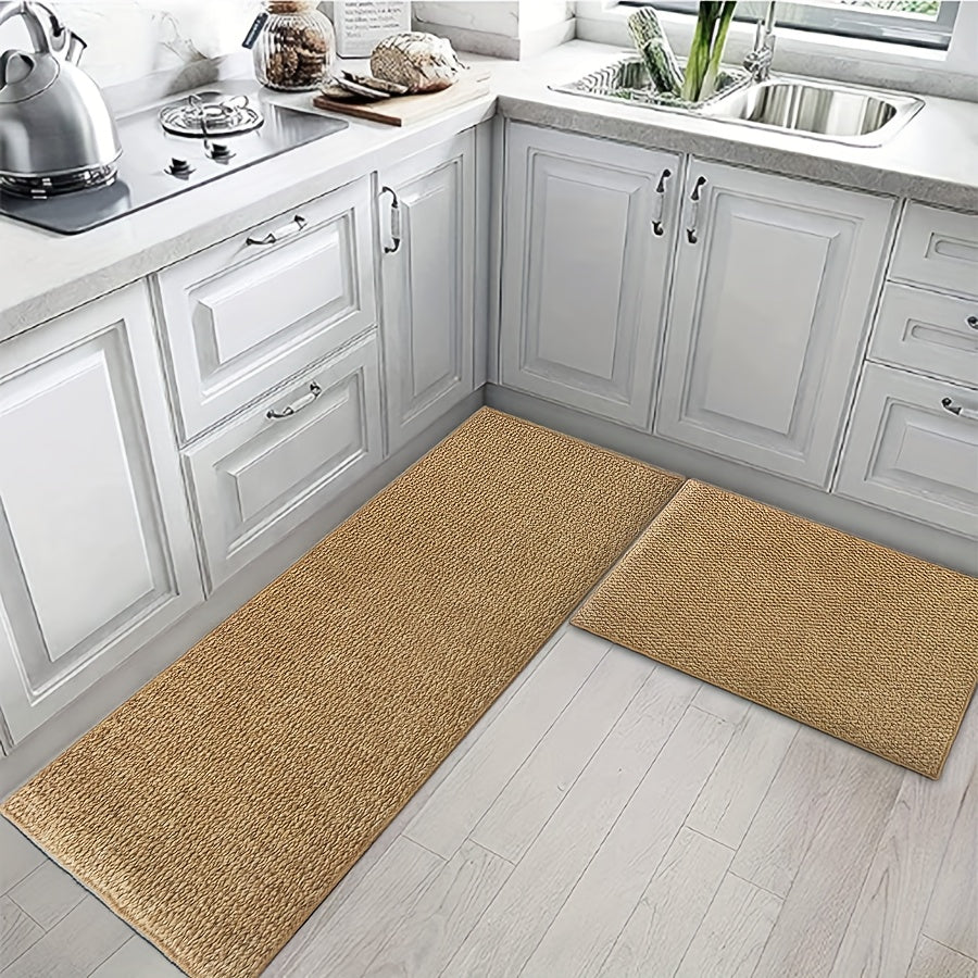 Tapis rectangulaire ultra-doux en sisal synthétique