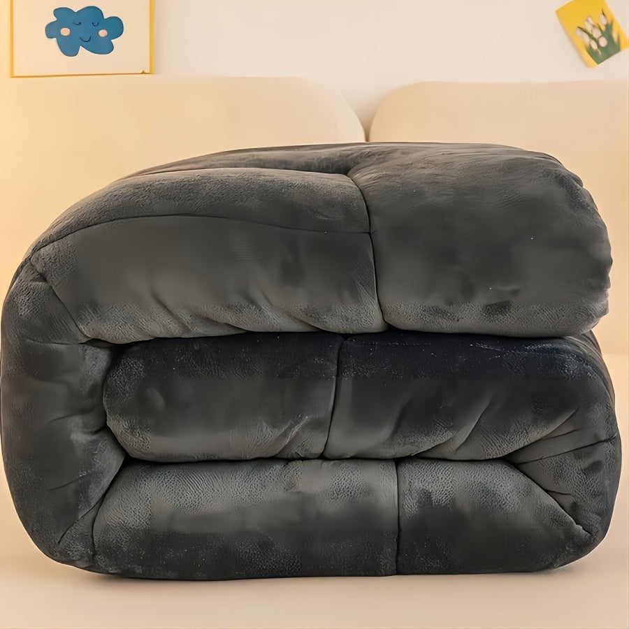 Couverture luxueuse en épais molleton sherpa – résistante aux déchirures, confort toutes saisons pour le canapé, le lit, le bureau et le camping .