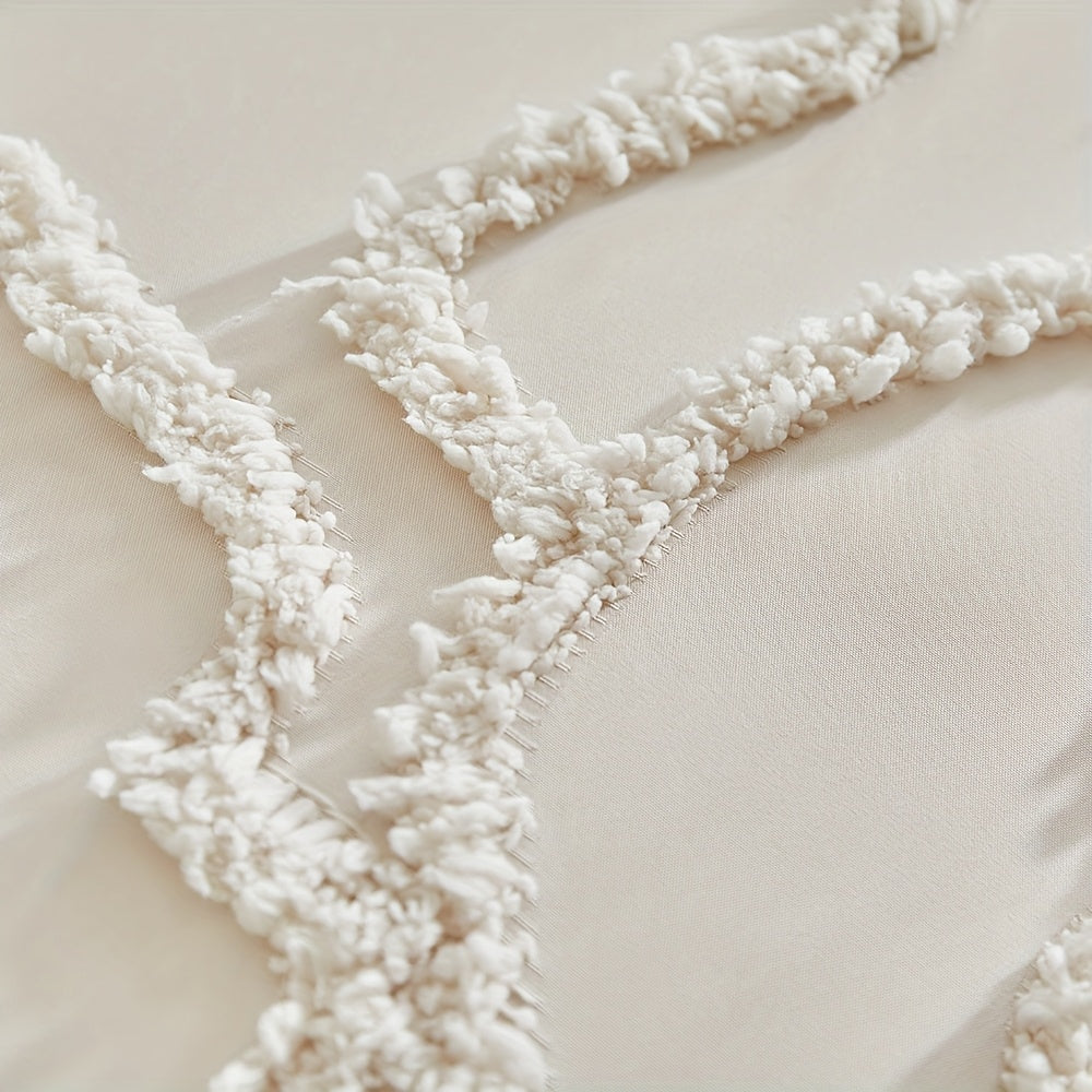 Nouveau ensemble de housse de couette tufté