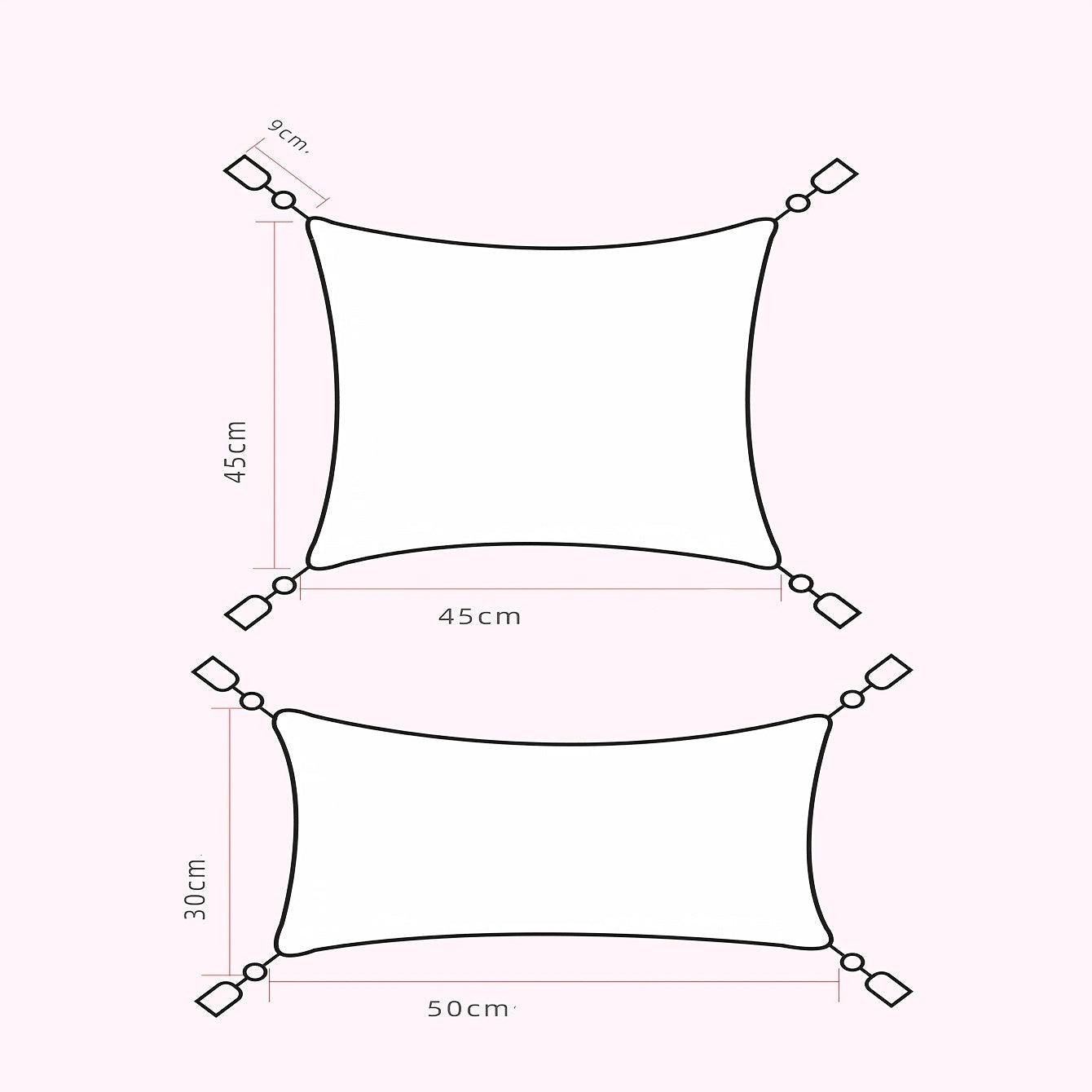 Housse de Coussin Jacquard Moderne - Élégance Minimaliste pour Salon, Chambre et Bureau