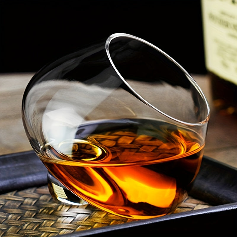 Verre à whisky , vin  sans pied anti-renversement  en cristal