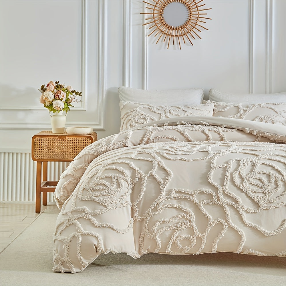 Nouveau ensemble de housse de couette tufté