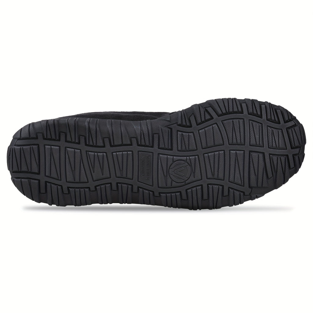 Pantoufles mocassin pour homme avec mémoire de forme, chaussure d'intérieur et d'extérieur avec semelle en caoutchouc.