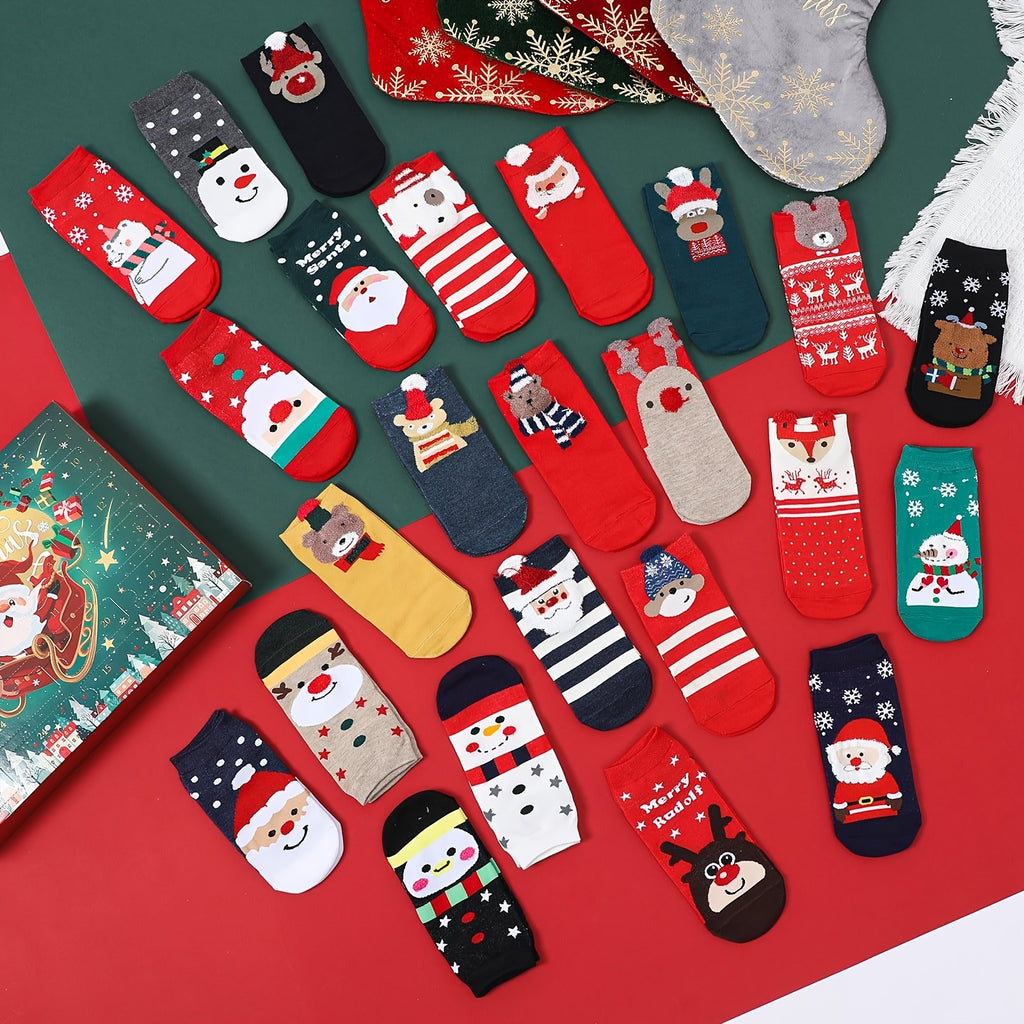 Calendrier de l’Avent Chaussettes de Noël 2025