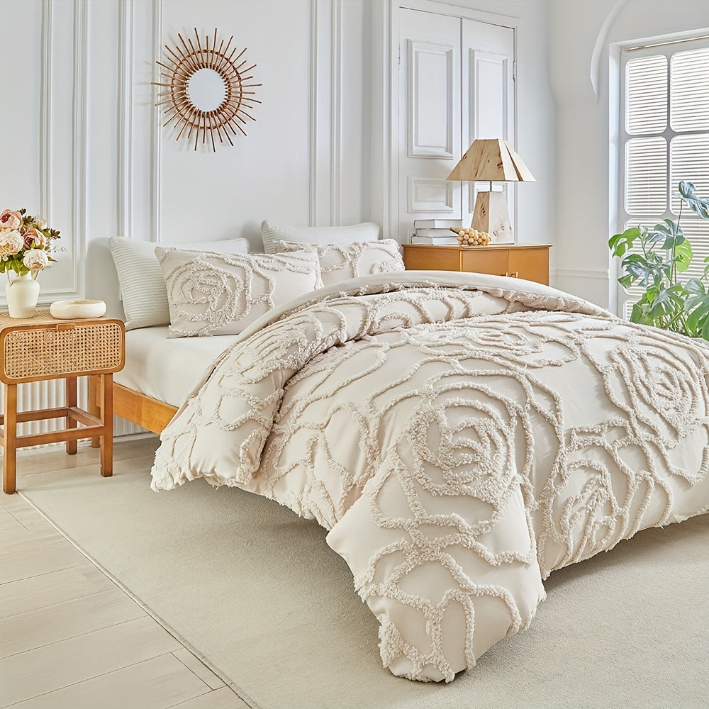 Nouveau ensemble de housse de couette tufté