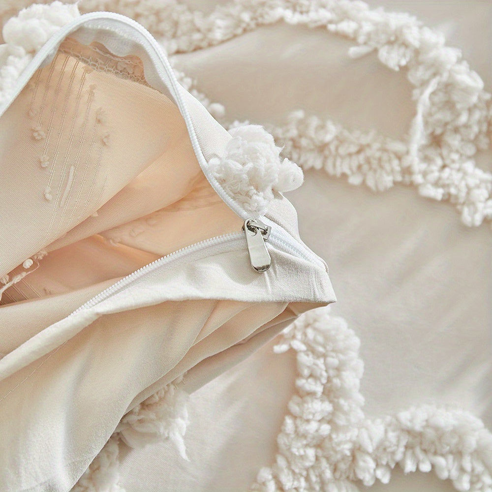 Nouveau ensemble de housse de couette tufté