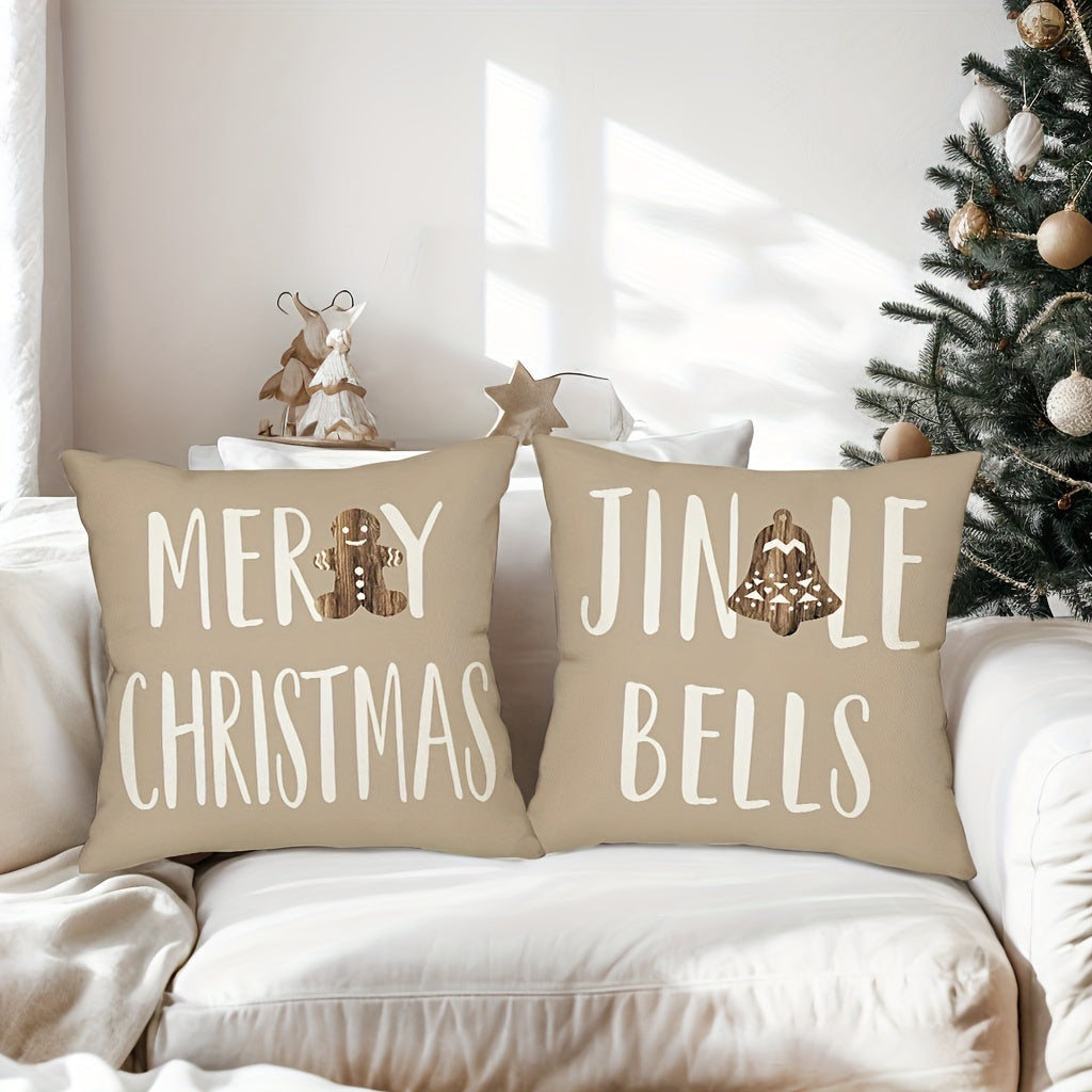 4 housses de coussin de Noël