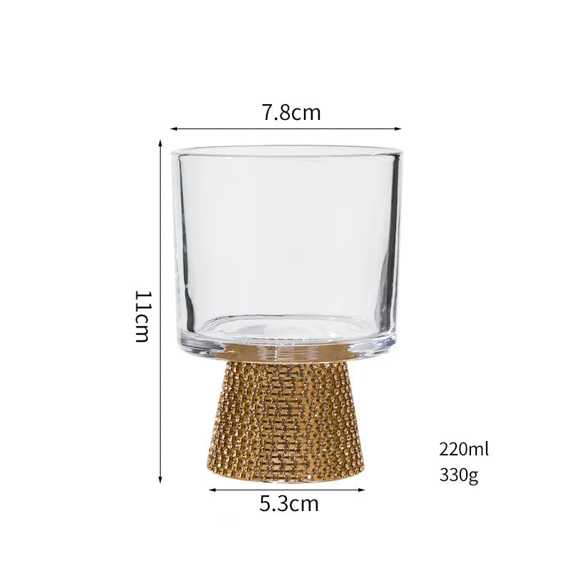 Verre en cristal , verre à vin de style antique chinois