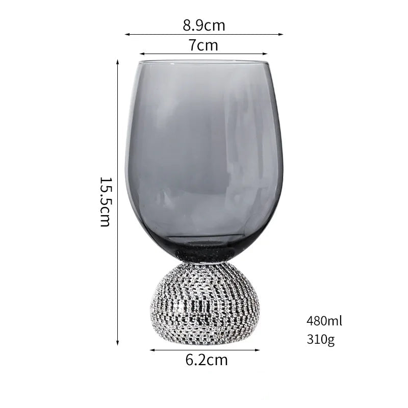 Verre en cristal , verre à vin de style antique chinois