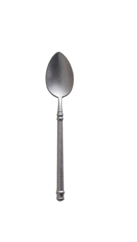 Ensemble de couverts rétro en acier inoxydable 304, finition mate. Couverts de style occidental pour steak, café et desserts, comprenant couteau et fourchette vintage spéciale.