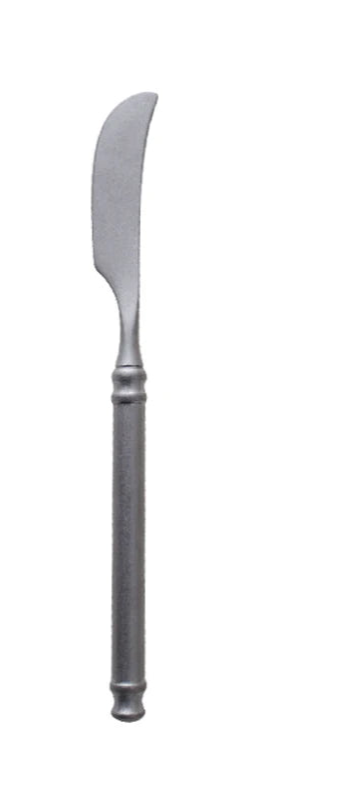 Ensemble de couverts rétro en acier inoxydable 304, finition mate. Couverts de style occidental pour steak, café et desserts, comprenant couteau et fourchette vintage spéciale.