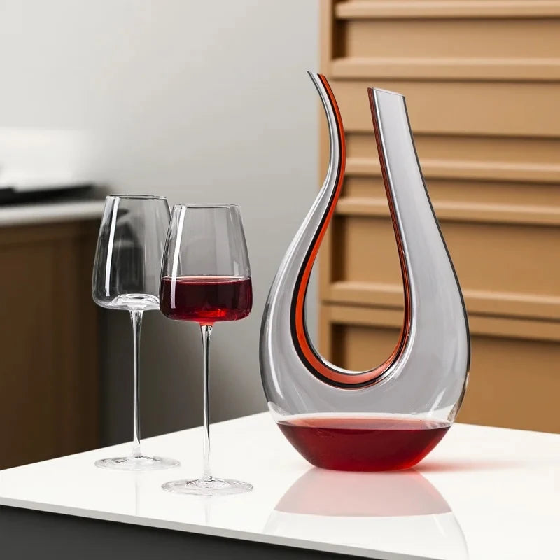 Verres à vin rouge 2 pièces, verres à champagne soufflés à la main avec pied long, parfaits pour le vin rouge ou blanc, usage quotidien.