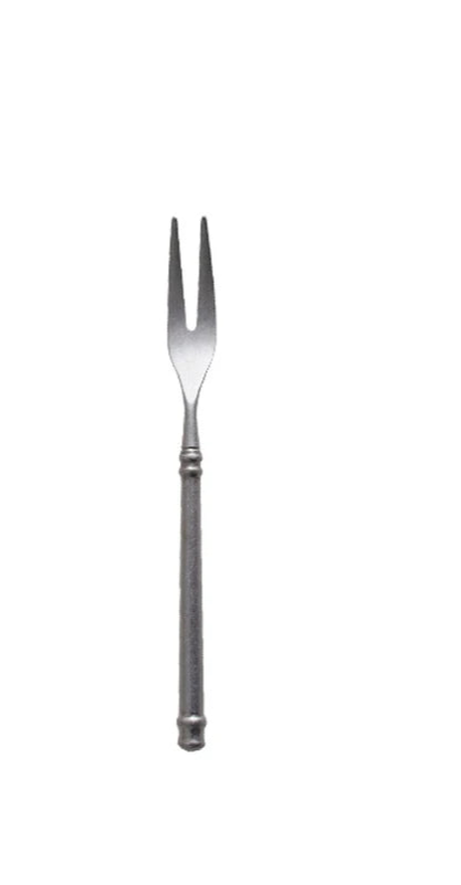 Ensemble de couverts rétro en acier inoxydable 304, finition mate. Couverts de style occidental pour steak, café et desserts, comprenant couteau et fourchette vintage spéciale.