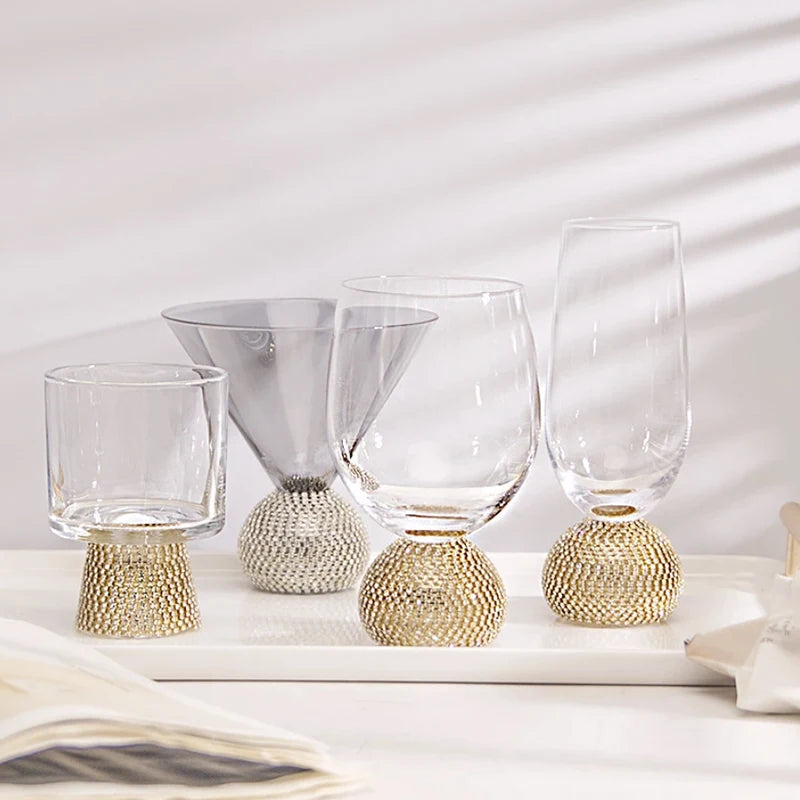 Verre en cristal , verre à vin de style antique chinois