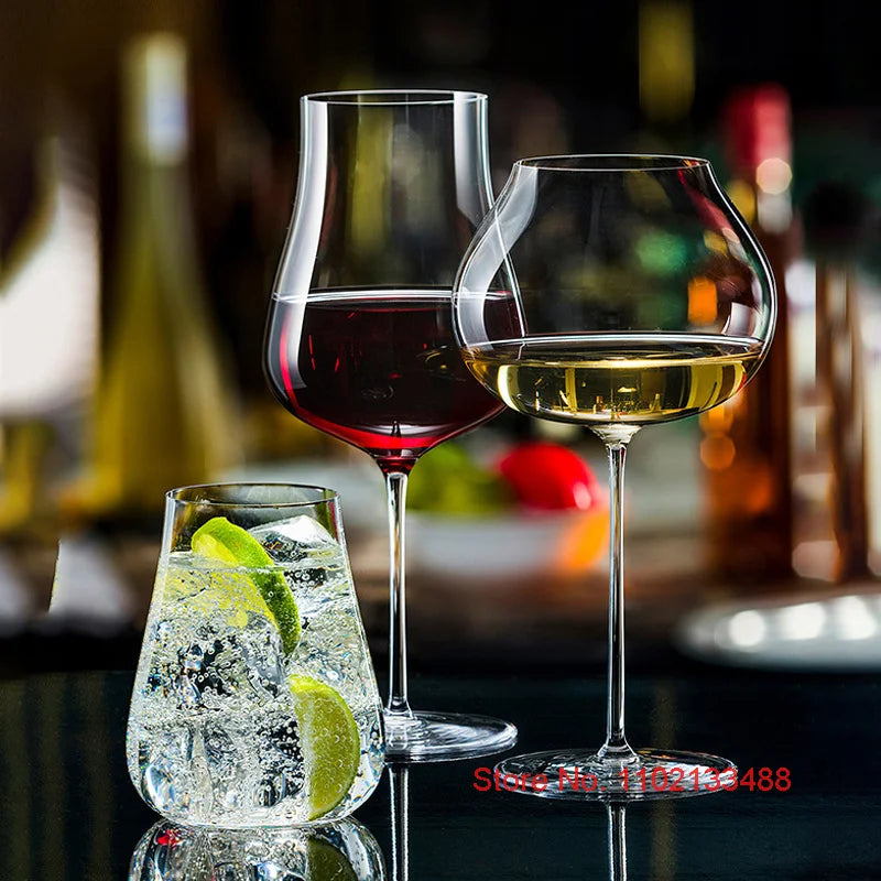 2 verres à vin en cristal – verres à vin rouge design, flûtes à champagne, verres à rhum, à xérès ou Grands Crus, verres à vin blanc polyvalents.