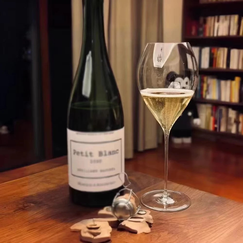 Verres à vin rouge en cristal ultra-fins et coupes à champagne élégantes – verres à liqueur étincelants pour la maison ou le bar.