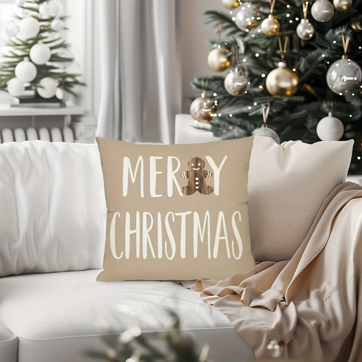 4 housses de coussin de Noël