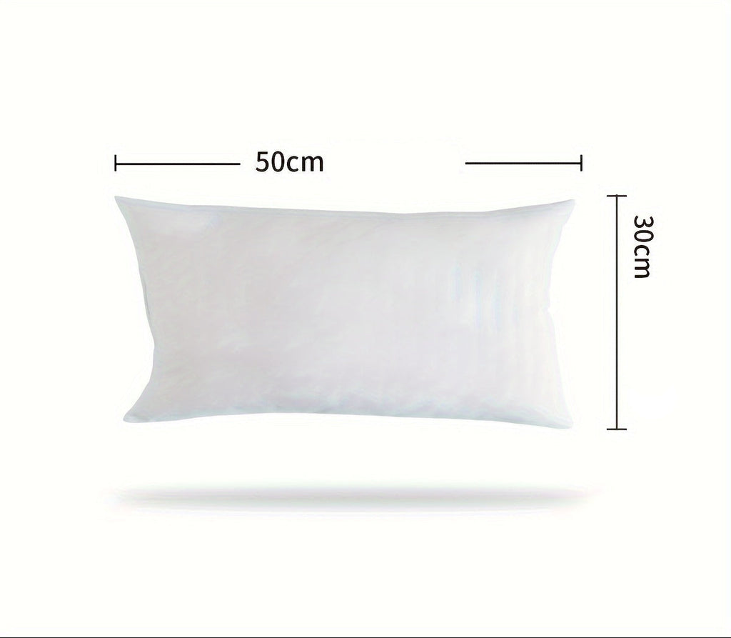 Noyau d’oreiller blanc, intérieur de coussin doux, rembourrage en fibre de polyester, convient pour la décoration de la maison.