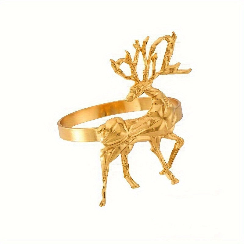 Anneaux de Serviette Noël, Lot de 12 Rennes