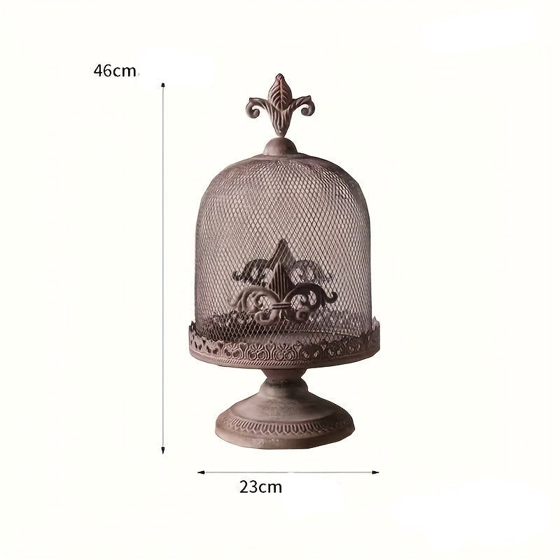 Porte-bougie 3D en forme de cage à oiseaux / Bougeoir romantique français , Décoration pour salon, maison ou balcon