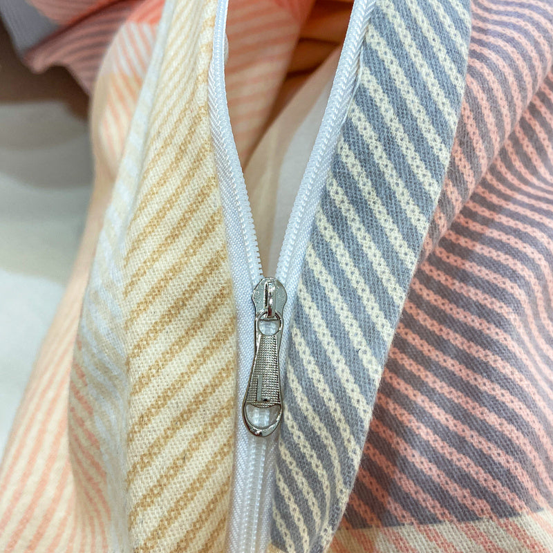 Ensemble de literie matelassé à motif géométrique 3 pièces