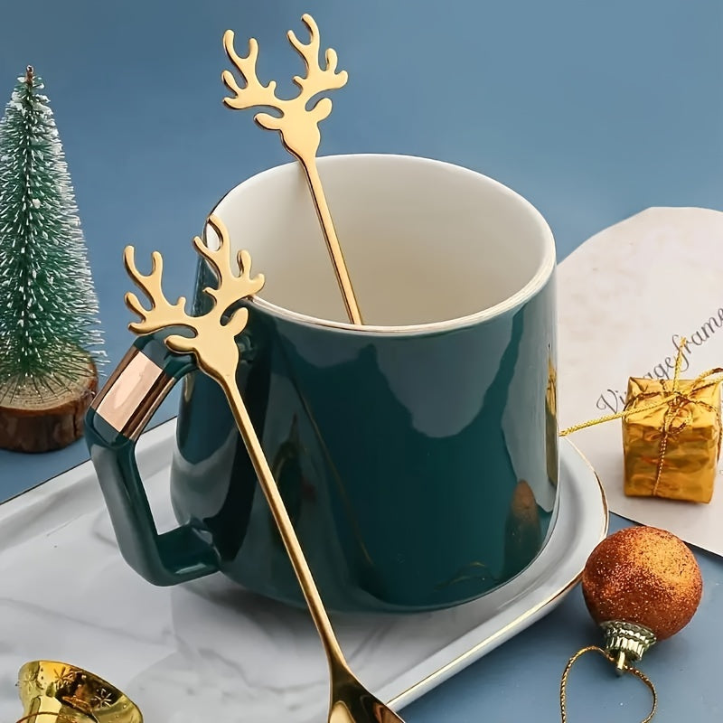 Ensemble de cuillères festive de Noël