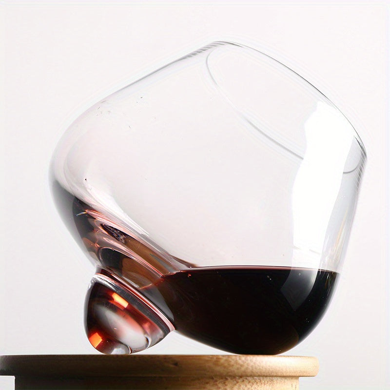 Verre à whisky , vin  sans pied anti-renversement  en cristal