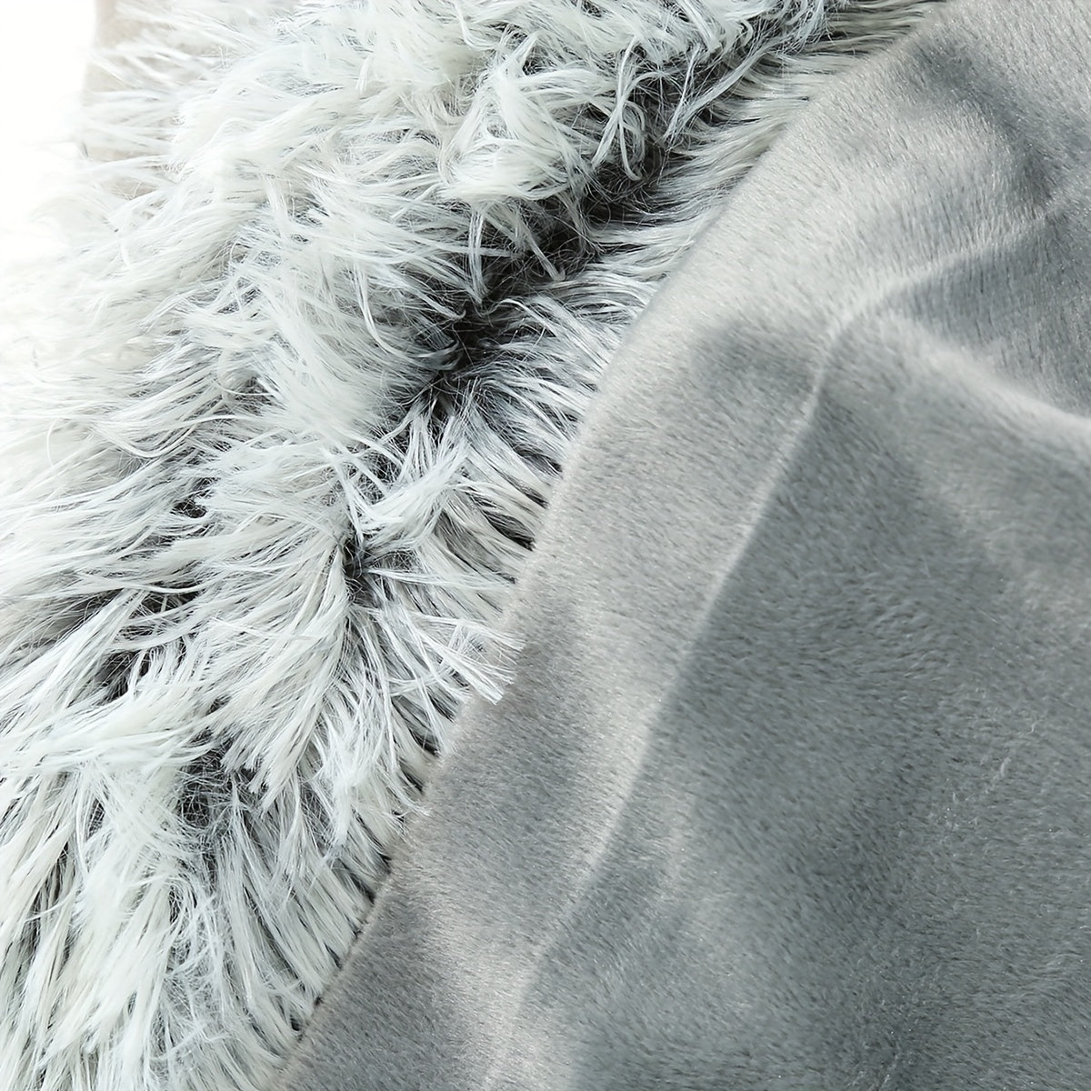 Couverture en fausse fourrure luxueuse de style français – Plaid décoratif polyvalent en polyester doux pour lit, canapé et voiture – Couverture tissée toutes saisons, chaude et confortable pour la maison et le bureau
